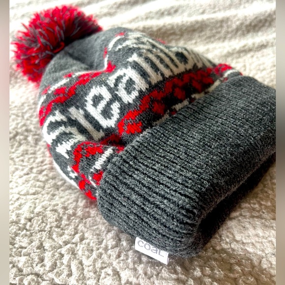 NWOT Vintage COAL Steamboat Springs Hat Pom Beanie Winter Knit Ski  Retro Unisex - Picture 2 of 4